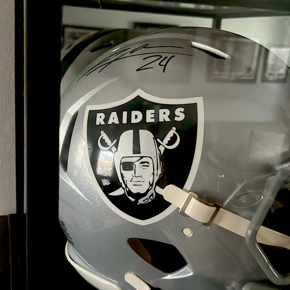 Charles Woodson authentic helmet